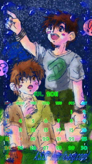 2011年 7月カレンダー/WVGA